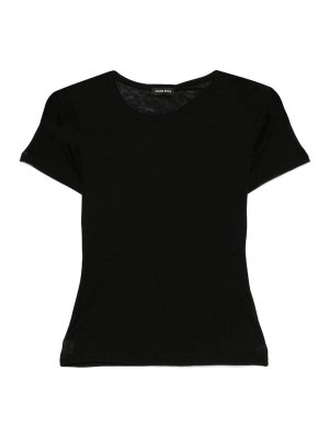 ANINE BING: T-shirts - T-Shirt - Noir