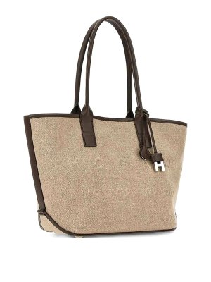 HOGAN: Sacs à main - Sac Cabas - Beige