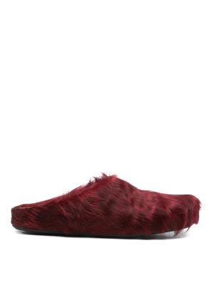 Marni: Ballerines - Ballerines - Rouge