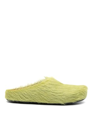 Marni: Ballerines - Ballerines - Vert