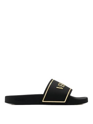 VERSACE: Sandalen - Sandalen - Schwarz