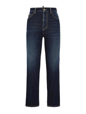 DSQUARED2: Straight Leg Jeans - Straight Leg Jeans - Dunkelblau