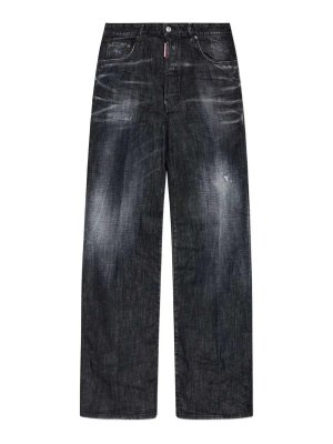 DSQUARED2: jeans dritti, a sigaretta - Pantaloni 5 Tasche
