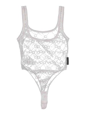 MARINE SERRE: Tops und Tank Tops - Top - Creme