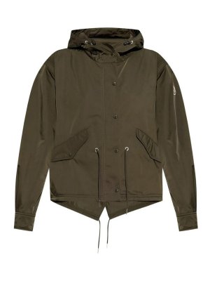 MONCLER: parka - Parka corto Noizay