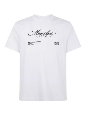 MONCLER: Tシャツ - Tシャツ - 白