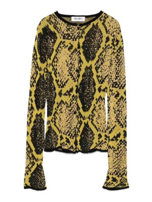 The Attico: Cárdigans - Cárdigan - Amarillo