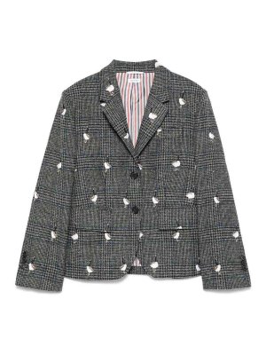 THOM BROWNE: Knielange Mäntel - Knielanger Mantel - Grau