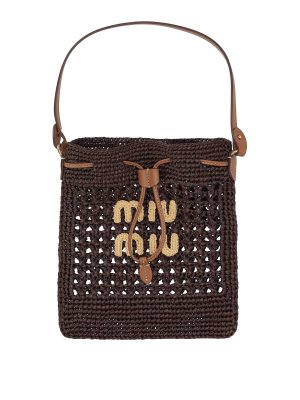MIU MIU: Bucket bags - Crochet Net Bag