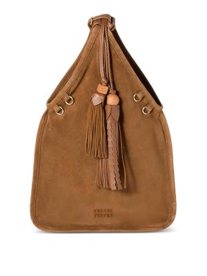 MIU MIU: shoulder bags - Suede Bags