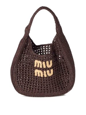MIU MIU: clutches - Crochet Net Bags