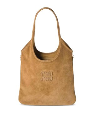 MIU MIU: totes bags - Shopping Camoscio