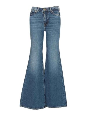 7 FOR ALL MANKIND: Jeans Rectos - Vaqueros Rectos - Azul