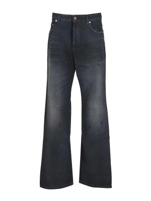 BALENCIAGA: ストレートジーンズ - ストレートジーンズ - ブルー