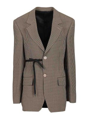 BALENCIAGA: テーラードジャケット - テーラードジャケット - ブラウン