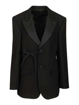 BALENCIAGA: テーラードジャケット - テーラードジャケット - 黒