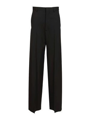 BALENCIAGA: テーラードトラウザー - テーラードパンツ - 黒