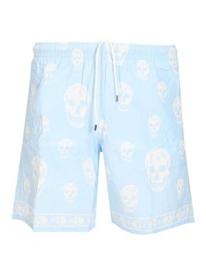 ALEXANDER MCQUEEN: Swim shorts & swimming trunks - Swim Shorts With Skull Motif