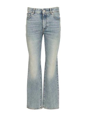 ALEXANDER MCQUEEN: Jeans Rectos - Vaqueros Rectos - Azul