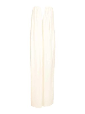 STELLA McCARTNEY: Knielange Kleider - Knielanges Kleid - Weiß