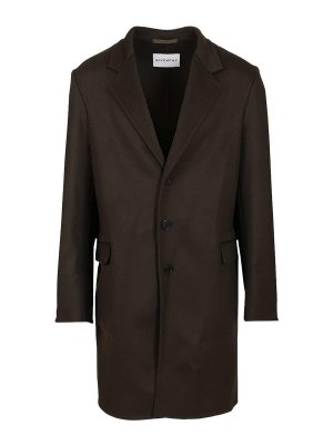 GIVENCHY: knee length coats - Wool And Cashmere Coat