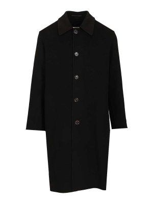 MM6 MAISON MARGIELA: shirts - Single-Breasted Wool Coat