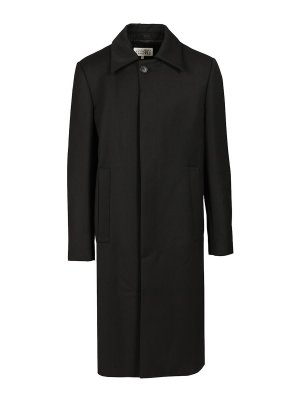 MM6 MAISON MARGIELA: knee length coats - Wool Coat