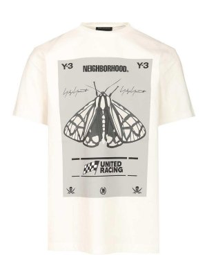 Y-3: t-shirts - Nbhd Graphic T-Shirt