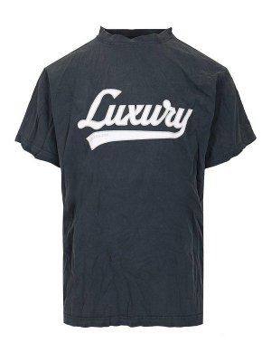 BALENCIAGA: Camisetas - Camiseta - Azul