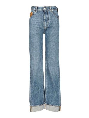 BOTTEGA VENETA: Jeans Rectos - Vaqueros Rectos - Azul