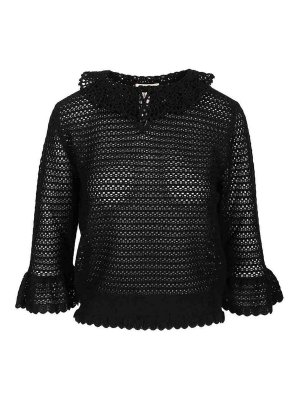 CHLOE': crew necks - Sweater With Collar