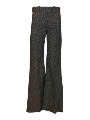 Courreges: カジュアルトラウザー - カジュアルパンツ - 黒