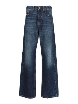 DIESEL: Jeans Rectos - Vaqueros Rectos - Azul