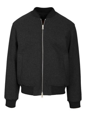 DRIES VAN NOTEN: bombers - Printed Velvet Bomber Jacket