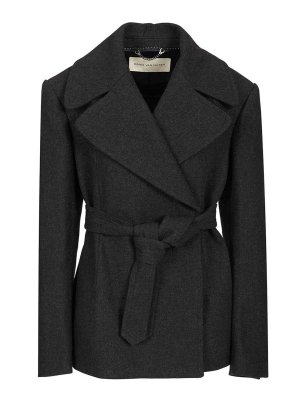 DRIES VAN NOTEN: Manteaux courts - Manteau Court - Gris