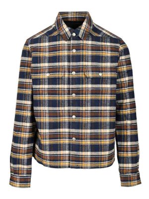 DRKSHDW: shirts - Outershirt With Plaid Pattern