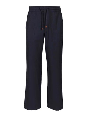 DRÔLE DE MONSIEUR: casual trousers - Wool Blend Trousers