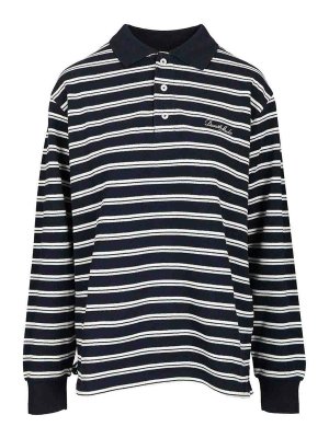 DUNST: polo shirts - Striped Polo Shirt