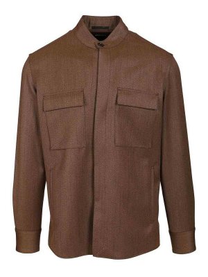 ZEGNA: casual jackets - Wool Overshirt