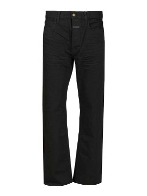 FEAR OF GOD: ストレートジーンズ - ストレートジーンズ - 黒