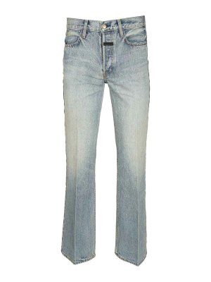 FEAR OF GOD: ストレートジーンズ - ストレートジーンズ - ライトブルー