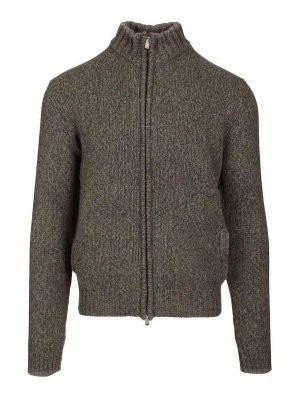 FEDELI: cardigans - Zip-Up Cardigan