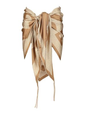 FERRAGAMO: Knee length skirts & Midi - Silk Skirt Pareo