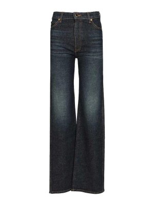 KHAITE: Jeans Rectos - Vaqueros Rectos - Azul