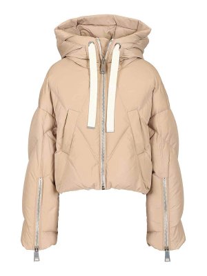 KHRISJOY: ダウン・ハイテクジャケット - ダウンジャケット - ベージュ