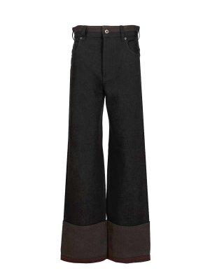 LOEWE: ストレートジーンズ - ストレートジーンズ - 黒