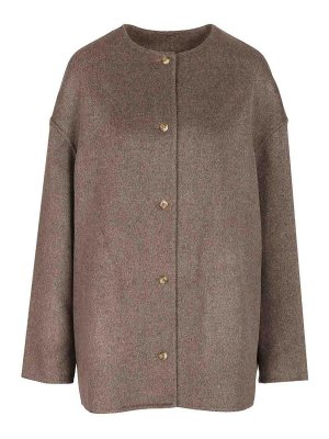 LOULOU STUDIO: short coats - Dunne Short Coat
