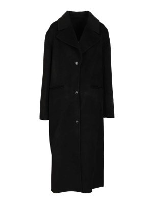 LOULOU STUDIO: knee length coats - Wool And Cashmere Coat