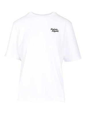 MAISON KITSUNÉ: Camisetas - Camiseta - Blanco