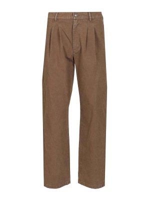 ISABEL MARANT: カジュアルトラウザー - カジュアルパンツ - ブラウン